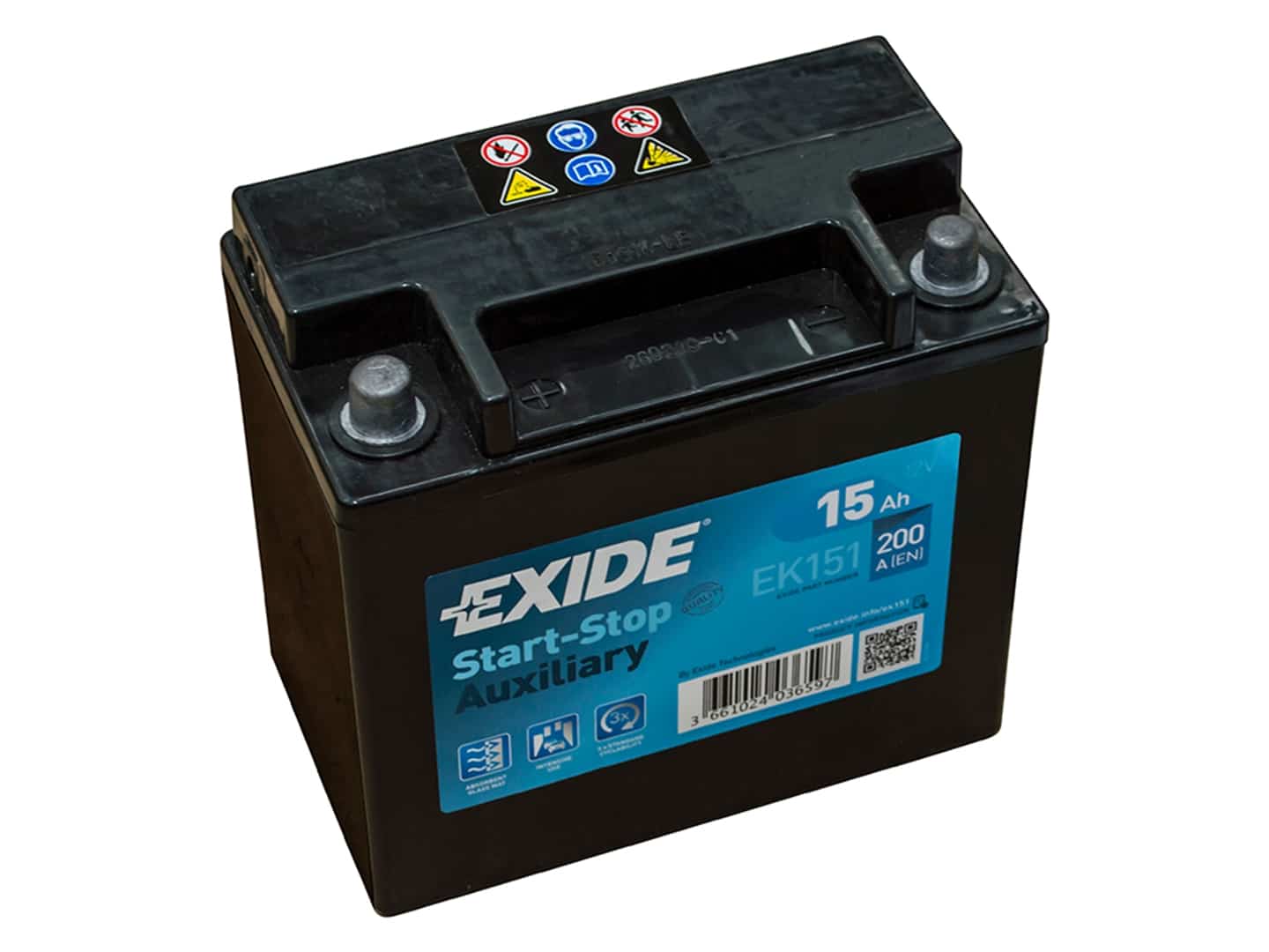 Battery - LR047630 - EXIDE - Vitesse Land Rover Parts Shop