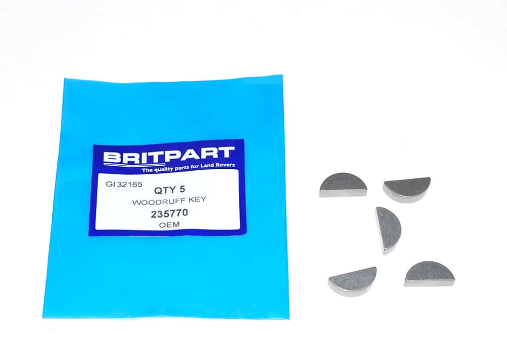 Woodruff Key 235770 OEM Vitesse Land Rover Parts Shop