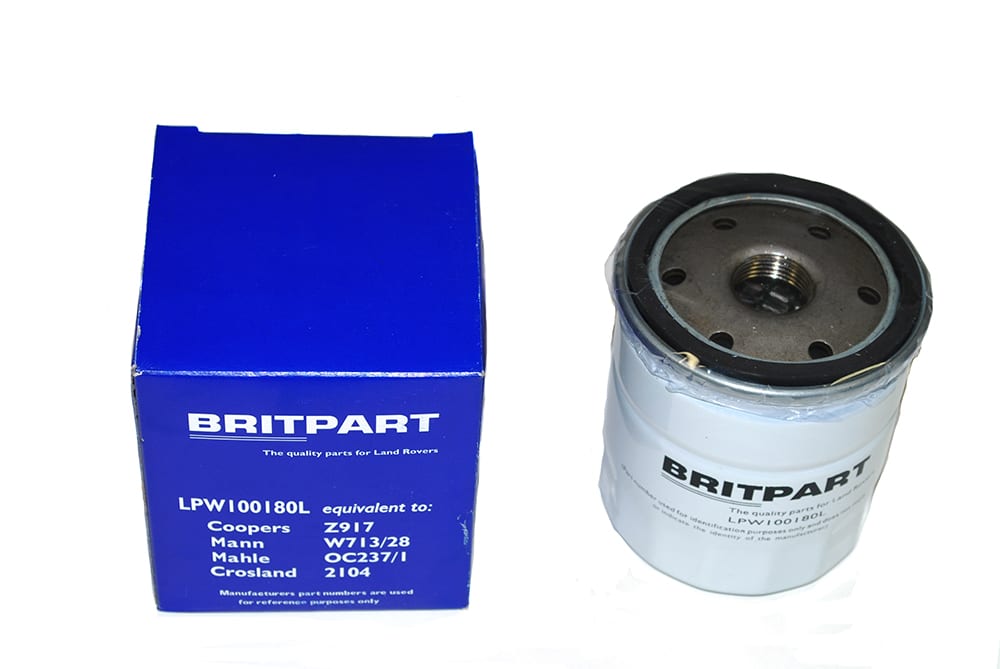 Filter AssyOil LPW100180L BRITPART Vitesse Land Rover Parts Shop