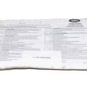 L-Maint Check S - LRL0354ENG - BRITPART