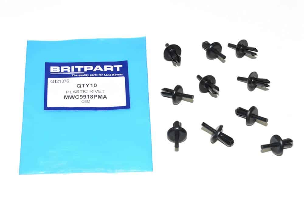 Land Rover Rivets Plastic Rivet - MWC9918PMA - OEM - Vitesse Land Rover Parts Shop