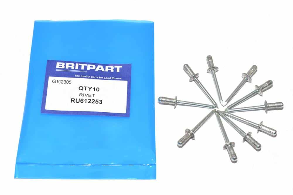 Land Rover Rivets Rivet - RU612253 - BRITPART - Vitesse Land Rover Parts Shop