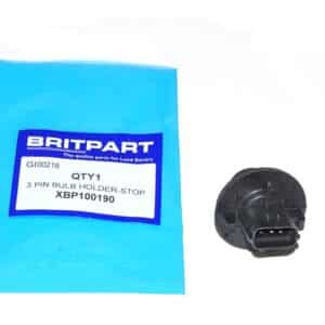 3 Pin Bulb Holder-Stop - XBP100190 - BRITPART