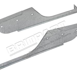 Pair Of Galv Rear Mudflap Brackets - DA2950 - BRITPART