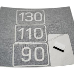 Matte Black Bonnet Decal - VPLEP0517LR - LAND ROVER