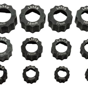 Laser Damaged Nut/ Bolt Extractor Set 12Pc - DA1878 - LASER