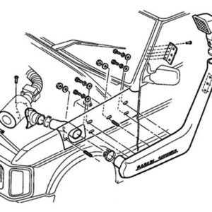 Safari Raised Air Intake - DA3018 - SAFARI