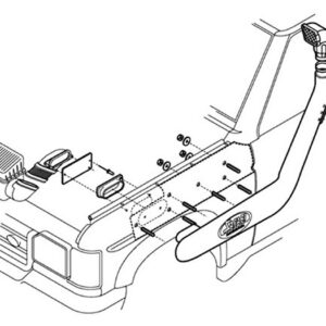 Safari Raised Air Intake - DA3023 - SAFARI