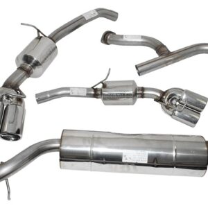 Stainless Steel Sports Exhaust System - DA4245 - DOUBLE SS