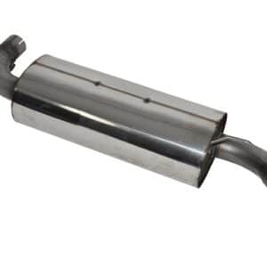 Stainless Steel Rear Silencer - DA4537 - BRITPART
