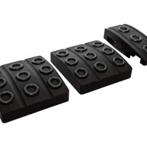 Defender Td5/Tdci Alu Pedal Covers ? Black - DA8858 - BRITPART