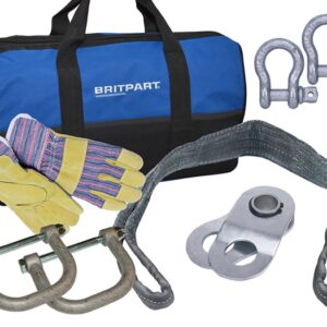 Starter Winch Recovery Kit With Jate Rings - DB1017P - BRITPART
