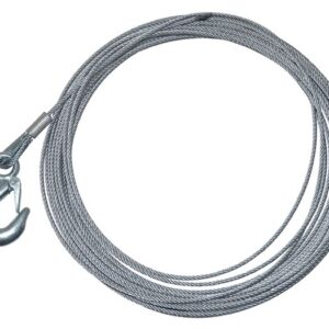 Replacement Galvanised Winch Cable With Hook - DB1354 - BRITPART