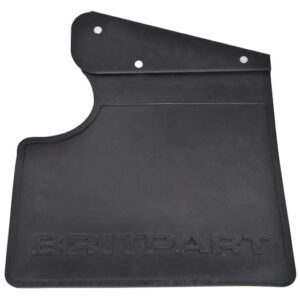 Rear Britpart Branded Mudflap - Black Logo - LR055340 - BRITPART