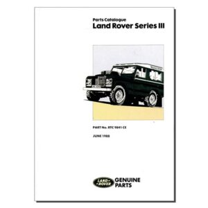Parts Catalogue - RTC9841CE - BROOKLANDS