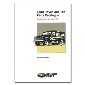 Parts Catalogue - RTC9863CE - BROOKLANDS