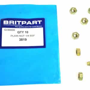Plain Nut 1/4 Bsf - 3819 - BRITPART