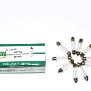 Festoon Bulb 12V/10W - 559186 - BRITPART