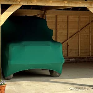 SUPER SOFT STRETCH INDOOR CAR COVER GREEN