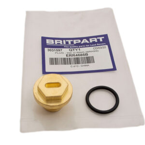 Plug - Inc O Ring (Brass) - ERR4686B - BRITPART