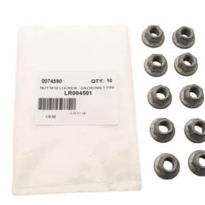 Nut M10 Locker - Dacromet Finish - LR004501 - OEM