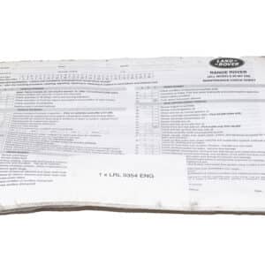L-Maint Check S - LRL0354ENG - BRITPART