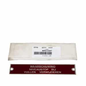Label - MRC3287 - OEM