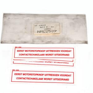 Label - NRC2539 - OEM