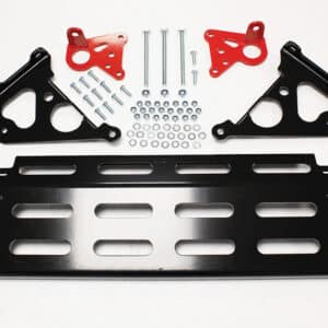 BLACK ALLOY SKELETON STEERING GUARD RHD & LHD DEF 83-2016 - TF0017 - TERRAFIRMA