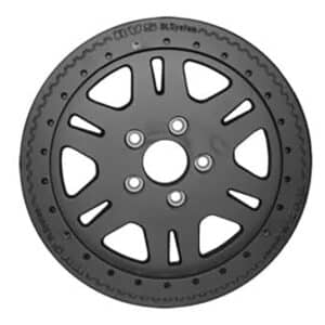 TF RVS BEADLOCK WHEEL - MATT BLACK - D2 - TF106 - TERRAFIRMA