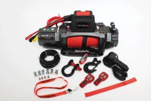 M12.5S 12v ELECTRIC WINCH SYNTHETIC ROPE & REMOTE CONTROL