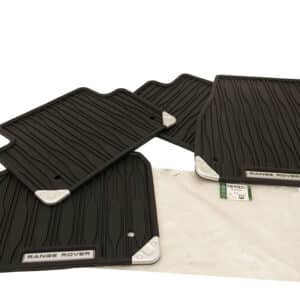 Front & Rear Contour Rubber Mat Set - VPLZS0490LR - LAND ROVER