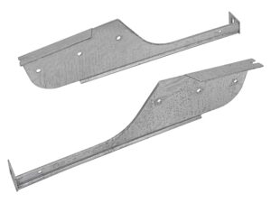Pair Of Galv Rear Mudflap Brackets - DA2950 - BRITPART