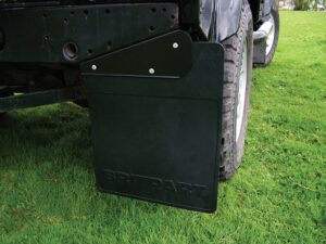 Rear Britpart Branded Mudflap - Black Logo - LR055332 - BRITPART