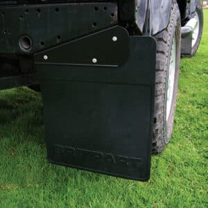 Rear Britpart Branded Mudflap - Black Logo - LR055332 - BRITPART