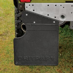Rear Britpart Branded Mudflap - Black Logo - LR055340 - BRITPART